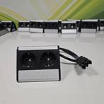 Partij 2-voudige bureaustekkerdoos opbouw stopcontacten, Doe-het-zelf en Verbouw, Elektra en Kabels, Ophalen of Verzenden, Nieuw