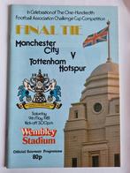 Manchester City - Tottenham FA Cup Final programme, Ophalen of Verzenden, Zo goed als nieuw, Overige typen