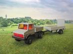1/50 Mercedes Benz Unimog U1500 met veewagen i.z.g.st., Ophalen of Verzenden, Gebruikt, Bus of Vrachtwagen