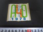 sticker strip wandelsport wandelen A4D 1978 avondvierdaagse, Verzamelen, Ophalen, Zo goed als nieuw, Bedrijf of Vereniging