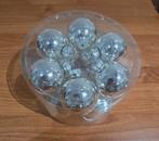 Zilver kerstballen glas, Diversen, Ophalen of Verzenden, Nieuw