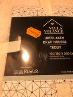 Tedy hoeslaken 160/180 x 200, Ophalen, Wit, Hoeslaken of Sloop, Nieuw