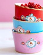 Pip servies blauwe kommen roodborstje Love Birds/ Lovebird, Huis en Inrichting, Keuken | Servies, Nieuw, Ophalen of Verzenden