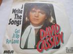 David Cassidy _I write the songs/Get it up for love = 1975, Ophalen of Verzenden, Gebruikt, Pop