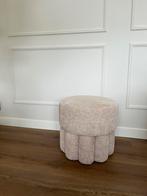 Karwei poef Okki zand, Ophalen, Japandi, Minder dan 50 cm, Rond