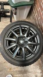 Winterbanden met RIAL velg, Ophalen, Gebruikt, Banden en Velgen, 17 inch