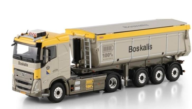 WSI VOLVO FH5 ELECTRIC KIPPER  - BOSKALIS, Hobby en Vrije tijd, Modelauto's | 1:50, Nieuw, Bus of Vrachtwagen, Wsi, Ophalen of Verzenden