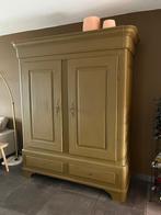 Brocante kast met lades - groen., Huis en Inrichting, Kasten | Buffetkasten, Ophalen, Gebruikt, 150 tot 200 cm, 150 tot 200 cm