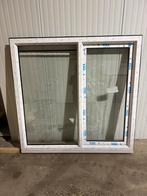 Kunststof Kozijn met Dubbelglas, Ophalen, Gevelraam of Ruit, 80 tot 120 cm, Zo goed als nieuw