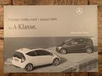 Introductie prijslijst Mercedes-Benz A-klasse W169 2009 NL, Nieuw, Mercedes-Benz, Mercedes, Ophalen of Verzenden