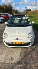 Fiat 500 Cabrio 2013 Wit, Auto's, Fiat, Stof, Cabriolet, Wit, Overige kleuren