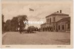 Ansichtkaart Postkaart Briefkaart Trein Station Assen, Ophalen of Verzenden, Voor 1920, Gelopen, Drenthe