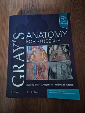 Gray's Anatomy for Students - 4e Editie beschikbaar voor biedingen