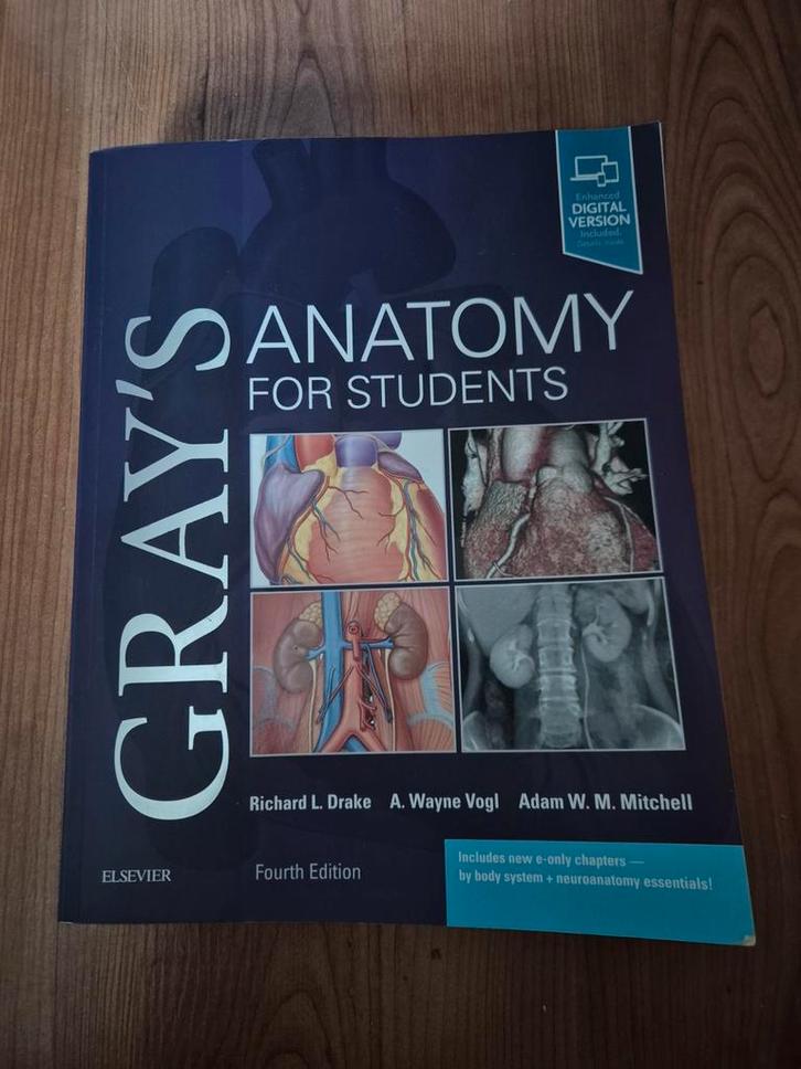 Gray's Anatomy for Students - 4e Editie, Boeken, Studieboeken en Cursussen, Zo goed als nieuw, WO, Beta, Ophalen of Verzenden