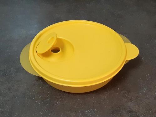 Tupperware magnetron schaal 400 ml geel, Huis en Inrichting, Keuken | Tupperware, Schaal, Geel, Ophalen of Verzenden