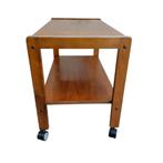 Vintage tv meubel, bijzettafel, trolley, Huis en Inrichting, Ophalen, Gebruikt, 50 tot 100 cm, Onbekend