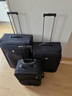 Kofferset Liv, zwart, Sieraden, Tassen en Uiterlijk, Koffers, Ophalen, Zo goed als nieuw, 70 cm of meer, 35 tot 45 cm