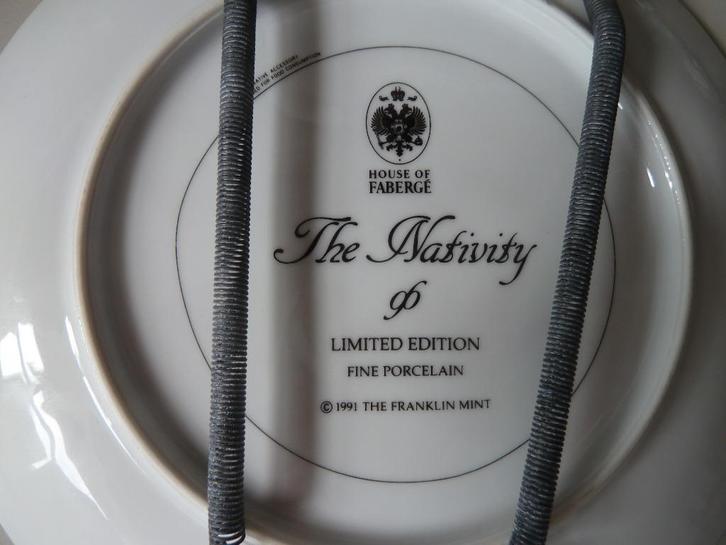 House of FABERGE: The Nativity Plate, 1991, Limited Edition, Antiek en Kunst, Curiosa en Brocante, Ophalen of Verzenden