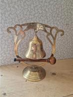 Messing tafelbel gong, Antiek en Kunst, Ophalen of Verzenden