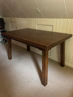 Houten tafel massief en goede kwaliteit, Ophalen, 100 tot 150 cm, Eikenhout, 50 tot 100 cm