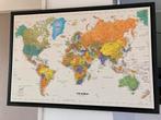 Grote gave wereldkaart van herinneringen op linnen, Nieuw, 2000 tot heden, Ophalen of Verzenden, Landkaart