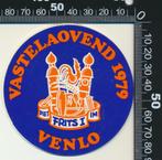 Sticker: Vastelaovend 1979 - Venlo, Ophalen of Verzenden, Zo goed als nieuw, Bedrijf of Vereniging