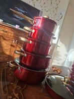 Pannenset + 20 Gastendoekjes - Nieuwstaat, Ophalen, Pannenset, Zo goed als nieuw, Rvs