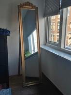 Gouden Staande Spiegel, Huis en Inrichting, Woonaccessoires | Spiegels, Ophalen, Zo goed als nieuw, 150 tot 200 cm, Rechthoekig