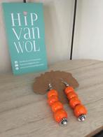 Oranje oorbellen, Overige materialen, Hangers, Nieuw, Oranje