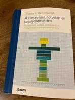 Conceptual Introduction to Psychometrics - Mellenbergh, Boeken, Ophalen of Verzenden, Beta, Zo goed als nieuw, WO