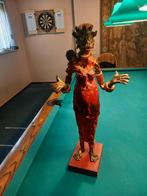 Grappig beeld Afrikaanse vrouw, Antiek en Kunst, Kunst | Beelden en Houtsnijwerken, Ophalen