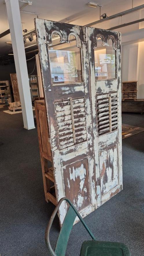 Antieke Louvre deur / wandpaneel 50% korting, Doe-het-zelf en Verbouw, Deuren en Horren, Gebruikt, Binnendeur, 80 tot 100 cm, Ophalen of Verzenden