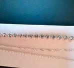Ketting choker zilveren kleur, Sieraden, Tassen en Uiterlijk, Kettingen, Ophalen of Verzenden, Nieuw, Zilver