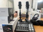 Podcast Set – RØDECaster Pro 2 + Shure MV7X + RØDE NTH-100, Ophalen of Verzenden, Zo goed als nieuw