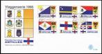 Nederlandse Antillen 1995 - FDC E 264 -Antilliaanse vlaggen, Verzenden, Gestempeld