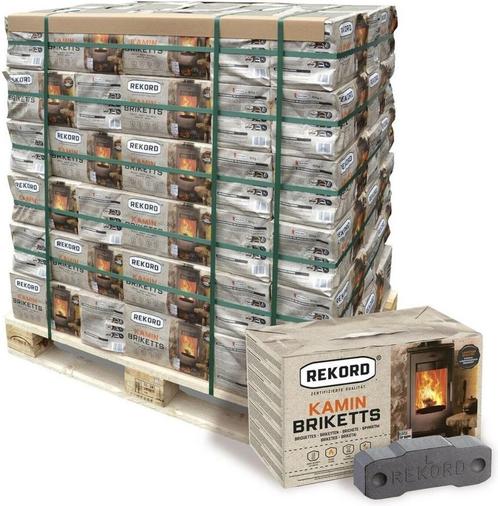 Bruinkool briketten 10kg, Tuin en Terras, Haardhout, Blokken, Overige houtsoorten, Minder dan 3 m³, Ophalen