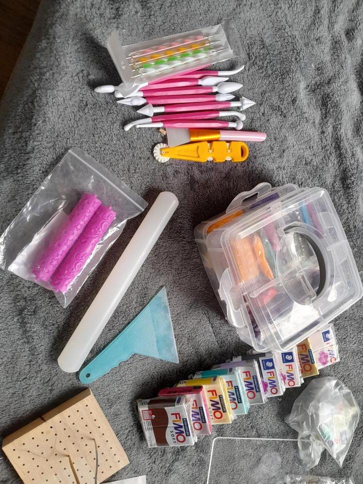 Fimo Klei Set met Accessoires, Hobby en Vrije tijd, Knutselen, Ophalen of Verzenden