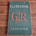 G.J.Resink - Gedichten, Boeken, Gedichten en Poëzie, Ophalen of Verzenden, Gelezen