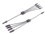Zonnepanelen splitter set - y kabel set - 4 ingangen, Ophalen of Verzenden, Nieuw, Kabel of Snoer