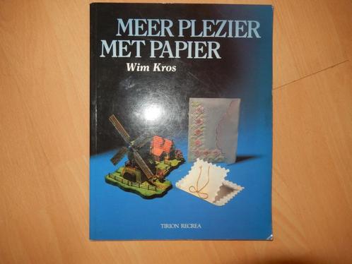 Meer Plezier met Papier Kros patronen instructies foto's, Boeken, Hobby en Vrije tijd, Zo goed als nieuw, Scrapbooking en Knutselen