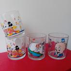 Vintage glazen limonadeglas Minnie Mickey Jetsons Piggy Pork, Verzamelen, Stripfiguren, Ophalen of Verzenden