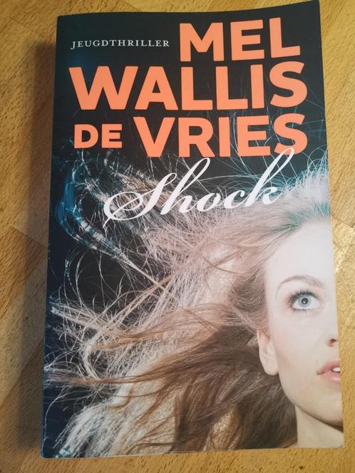 Shock Mel Wallis de Vries jeugdboek Maurits van Huijstee, Boeken, Kinderboeken | Jeugd | 13 jaar en ouder, Zo goed als nieuw, Fictie
