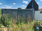 30 Bouwhekken incl voeten en beugels, Tuin en Terras, Ophalen, Gebruikt, IJzer, Enkelstaafmat hekwerk