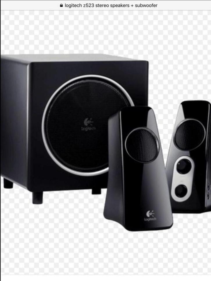 Logitech Z523, 2.1 STEREO speakerset met subwoofer, Computers en Software, Pc speakers, Zo goed als nieuw, Audiokanaal 2.1, Ophalen