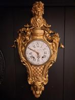 Grote 18e eeuwse bronzen Cartelklok, Antiek en Kunst, Antiek | Klokken, Ophalen