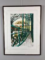 Jeroen Hermkens (1960) ‘Wintertuin’, Antiek en Kunst, Kunst | Litho's en Zeefdrukken, Ophalen of Verzenden