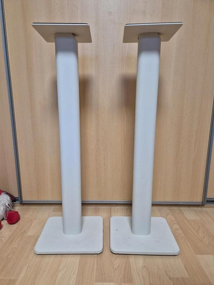 Kanto speakerstands SP32PLW in goede staat, compleet, Audio, Tv en Foto, Luidsprekers, Zo goed als nieuw, Front, Rear of Stereo speakers