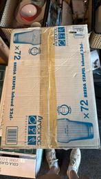 Doos glazen 72 stuks 22 CL, Ophalen of Verzenden, Zo goed als nieuw, Bierglas