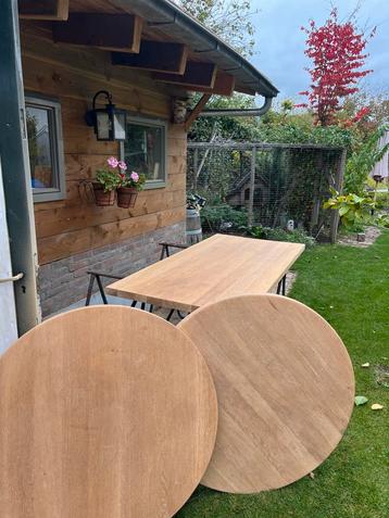 Eikenhouten Tafelbladen - Diverse Doeleinden! beschikbaar voor biedingen