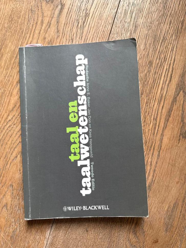 Taal en Taalwetenschap - Tweede Editie, Boeken, Studieboeken en Cursussen, Gelezen, WO, Alpha, Ophalen of Verzenden